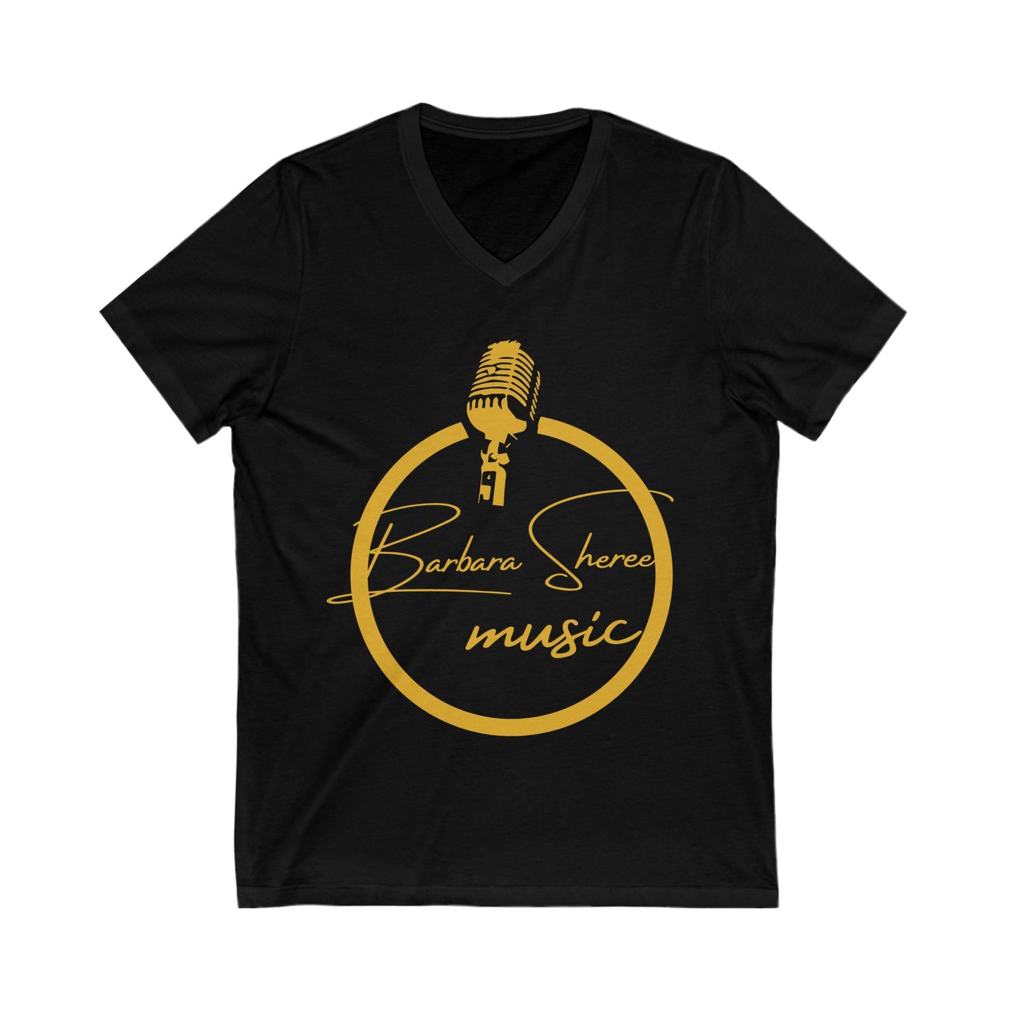 Unisex Jersey Short Sleeve V-Neck Tee